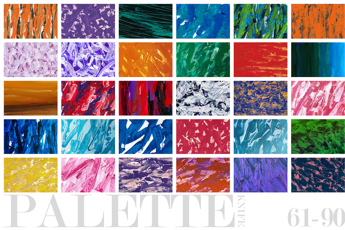 Palette Knife Acrylic Textures 2, a Texture Graphic by ArtistMef (Photo 6 of 12)
