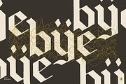 Blackwork Font, a Blackletter Font by Nomad Visuals (Thumbnail 6 of 11)