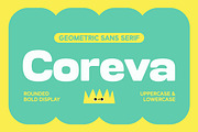 Coreva, a Sans Serif Font by Studio Moara (Thumbnail 1 of 8)