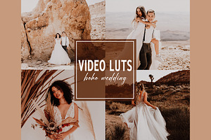 BOHO WEDDING VIDEO LUTS
