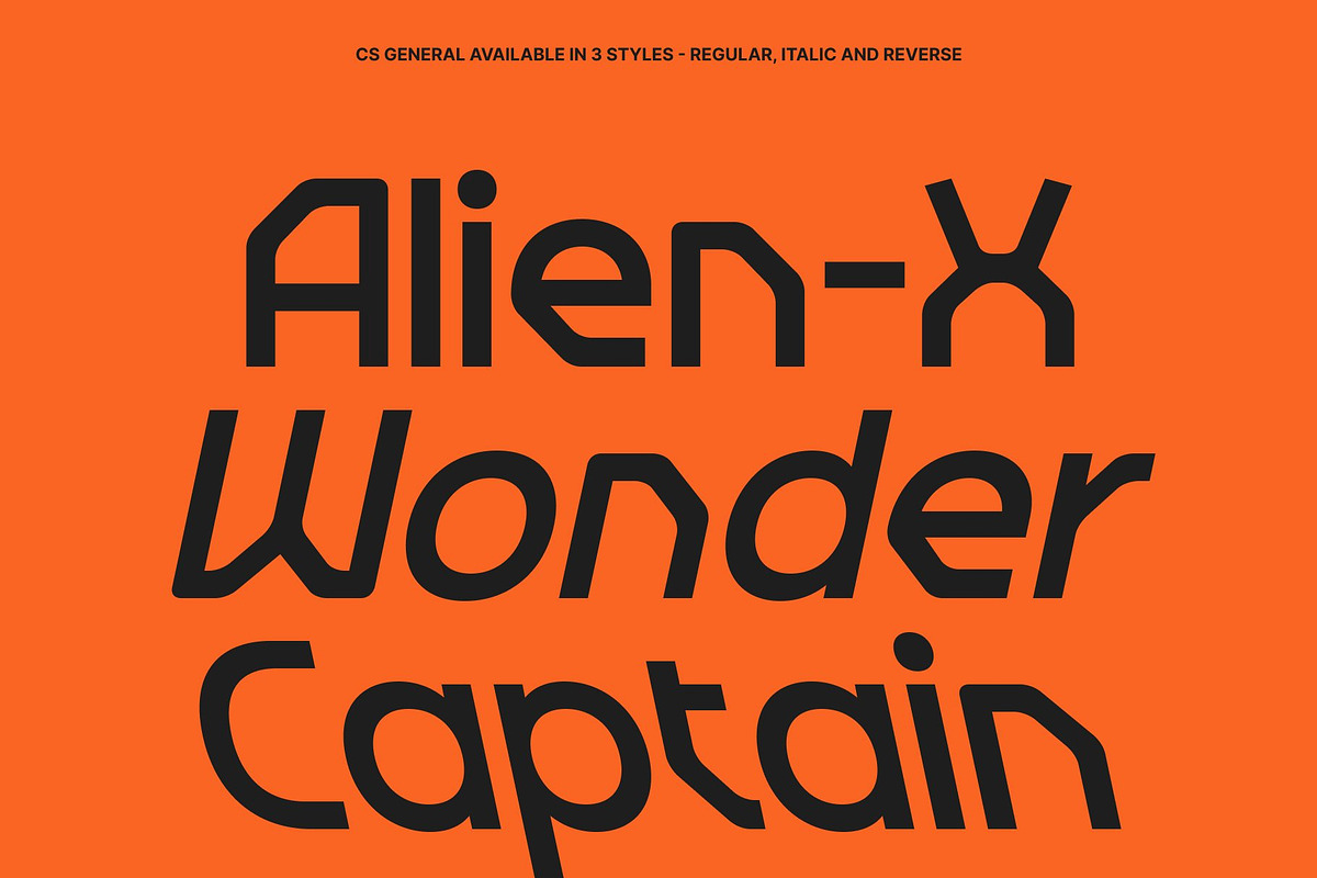 CS General – Futuristic Display Font, a Sans Serif Font by Craft Supply Co. (Photo 2 of 8)