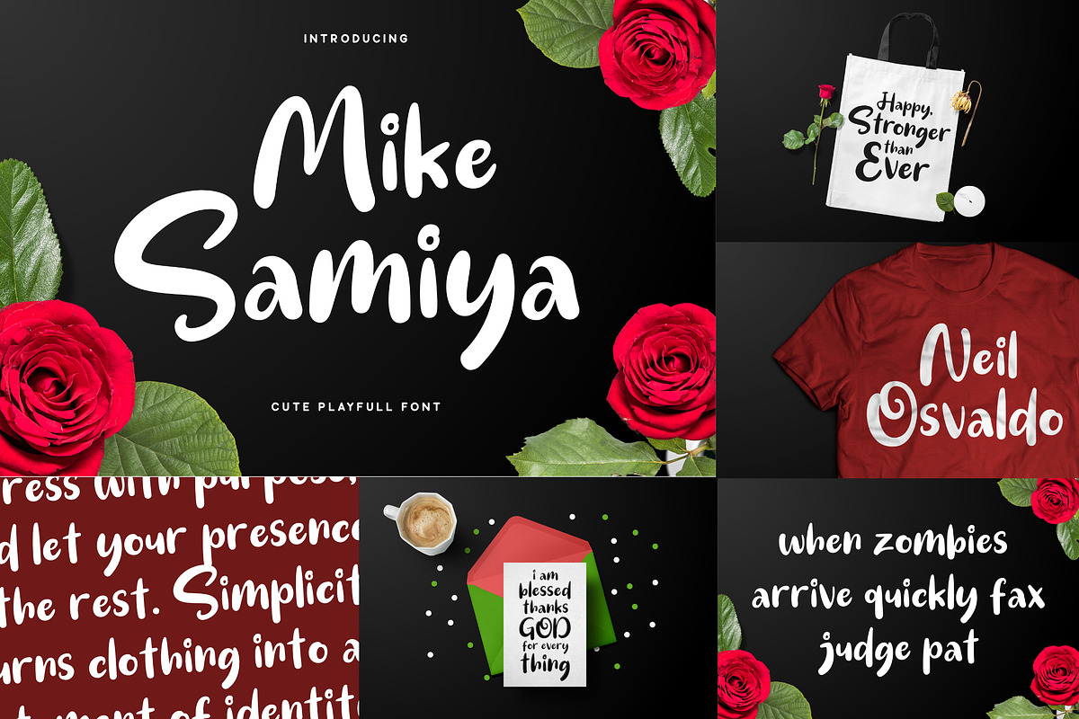 Playful Font Bundle Vol. 1, a Script Font by Grezline Studio