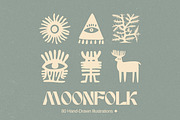 Moonfolk: 80 Hand-Drawn Illustration, a Decorative Illustration by Veyla (Thumbnail 1 of 10)