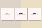 50 Motivational Instagram Template, a Social Media Template by RB Boutique (Thumbnail 3 of 10)