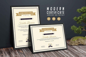 162. Modern Certificate Template