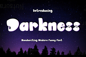 Darkness Fonts