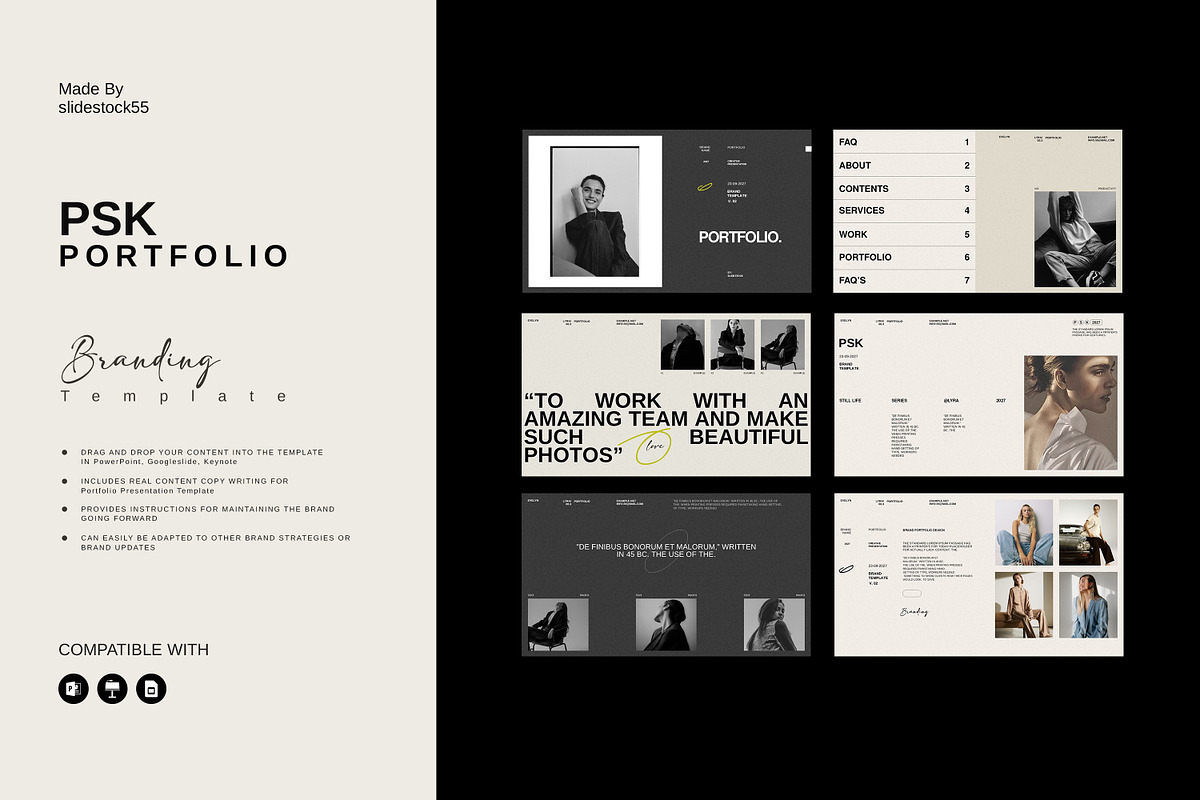 Brand Portfolio Template, a Presentation Template by slidestock55 (Photo 4 of 14)