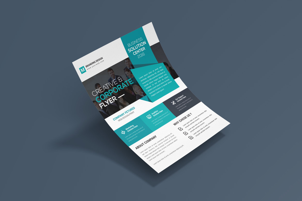 Business Marketing Flyer Template, a Flyer Template by BrandlyTemplate