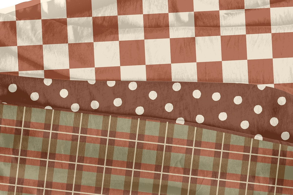 Retro Autumn Seamless Patterns, a Pattern Graphic by Checks & Dots (Photo 9 of 10)