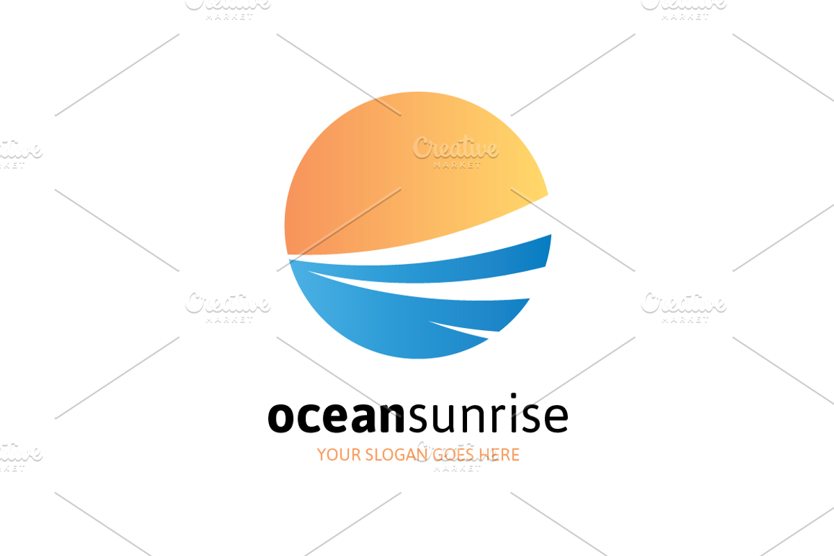 Ocean Sunrise Logo, a Branding & Logo Template by MLJ studios (Photo 1 of 3)