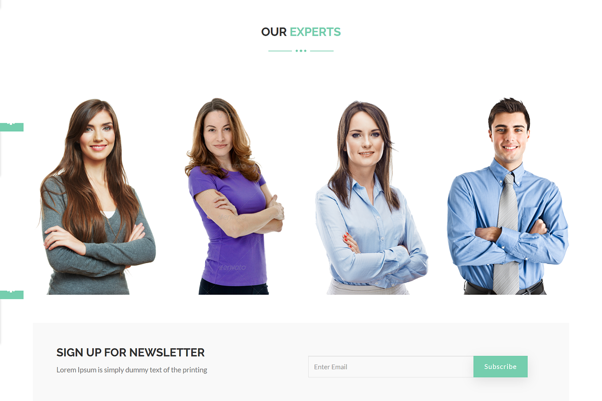 Material Design Agency HTML Theme, a Bootstrap Template by Themeplaza (Photo 6 of 7)