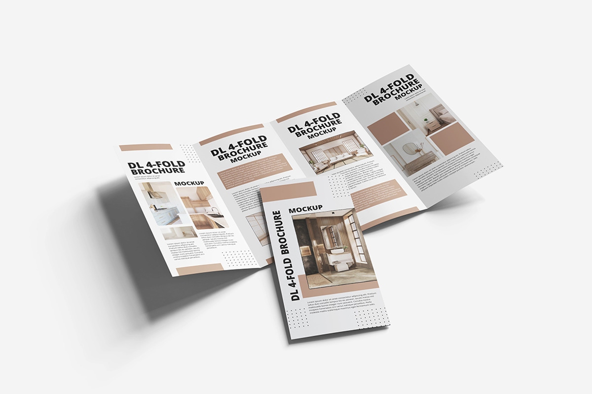 DL 4 Fold Mockup, a Product Mockup by Indah (Photo 6 of 6)