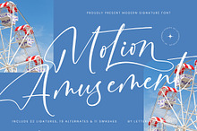 Motion Amusement Modern Signature