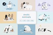 Arctic Animals Illustration, an Animal Illustration by Jump Studio (Thumbnail 1 of 10)