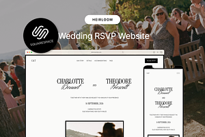 Wedding RSVP Website Template
