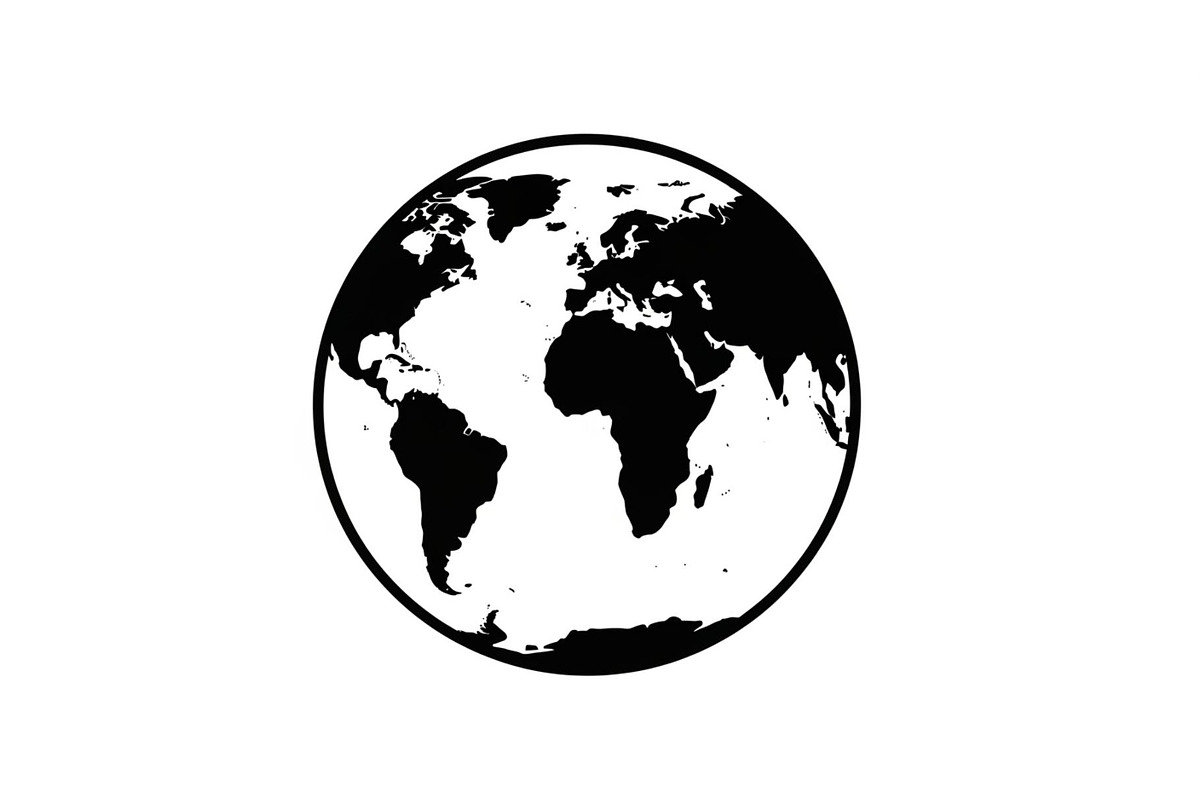 World Map Globe Vector Icon Bundle, an Illustration by Designs_River (Photo 32 of 51)
