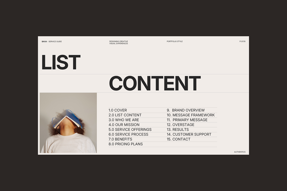 BAXA - Service Guide Keynote, a Presentation Template by Creatorism (Photo 2 of 10)