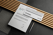 Envelope and A4 Paper Mockup, an Advertising Mockup by Modaldesain (Thumbnail 4 of 4)