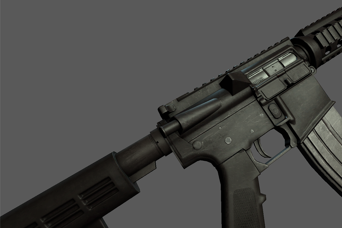M4A1, an Object 3D Model by Game-Ready Studio (Photo 2 of 5)