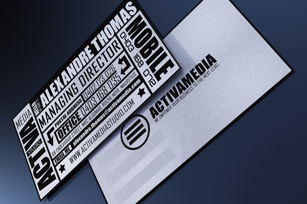 Unlimited Business Cards Bundle, a Business Card Template by Marvel (Photo 93 of 204)