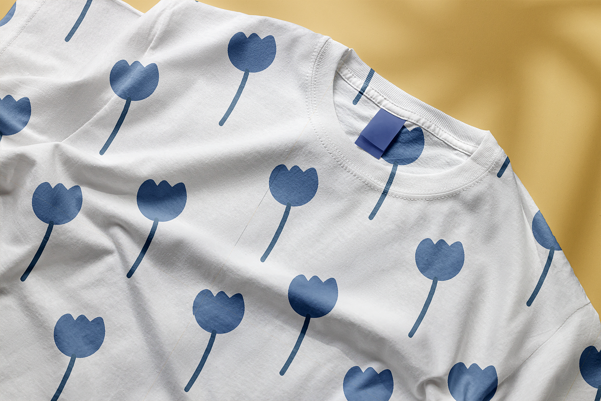 Simple flowers patterns and frames, a Pattern Graphic by Daria Balaeva (Photo 8 of 9)