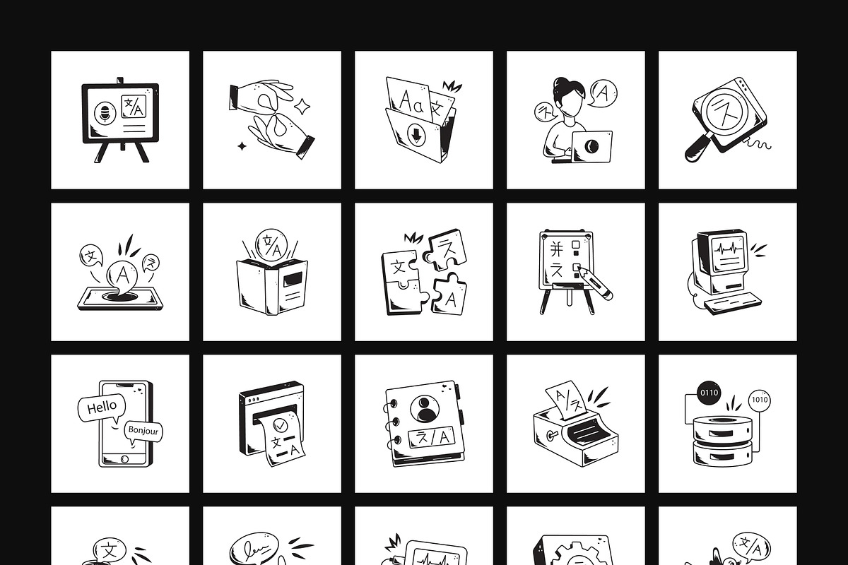 Sketch Icons, an Outline Icon by Prosymbols (Photo 13 of 30)