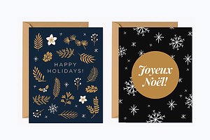 Elegant Christmas Graphic Set