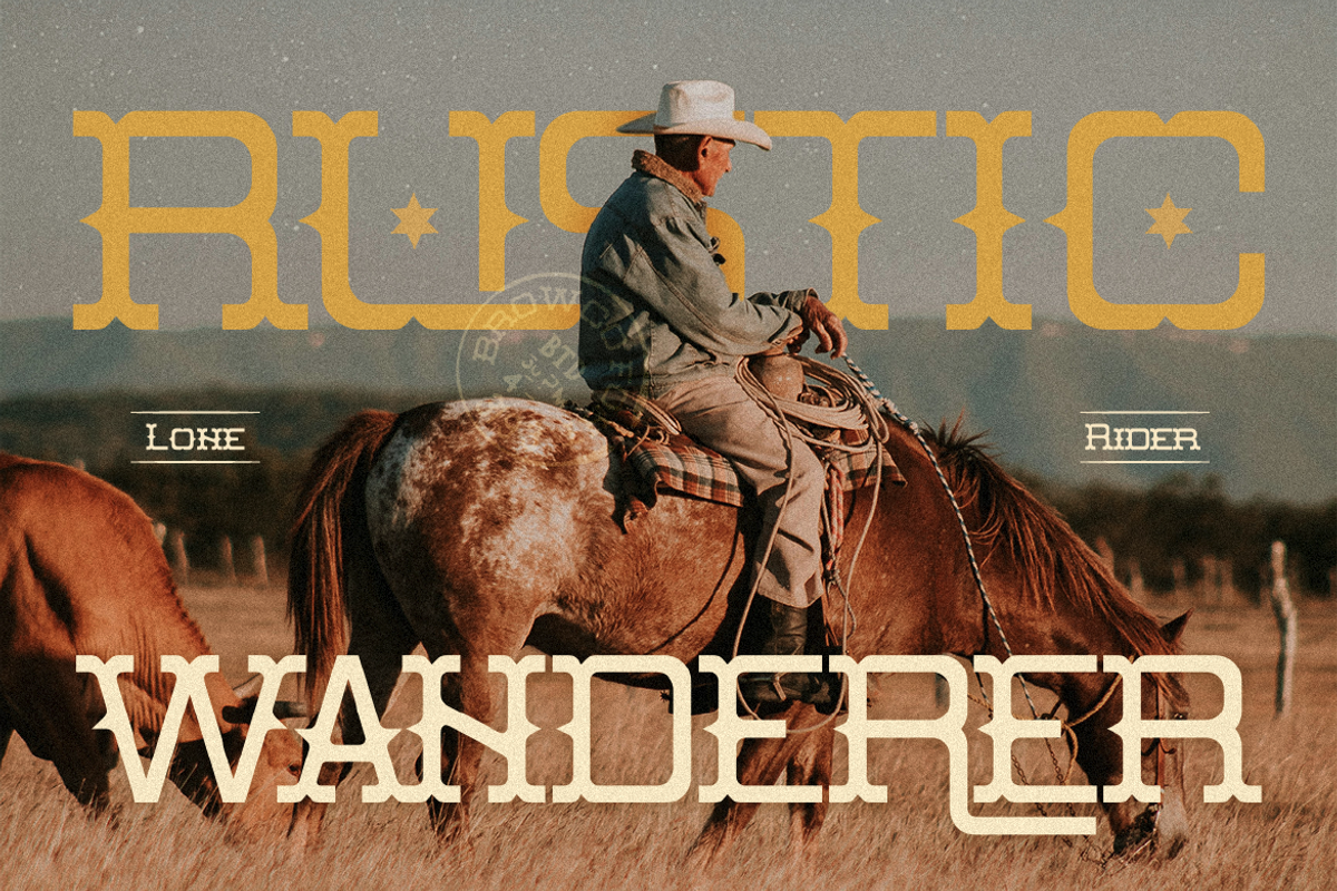 Browco, a Serif Font by Burntilldead (Photo 8 of 12)