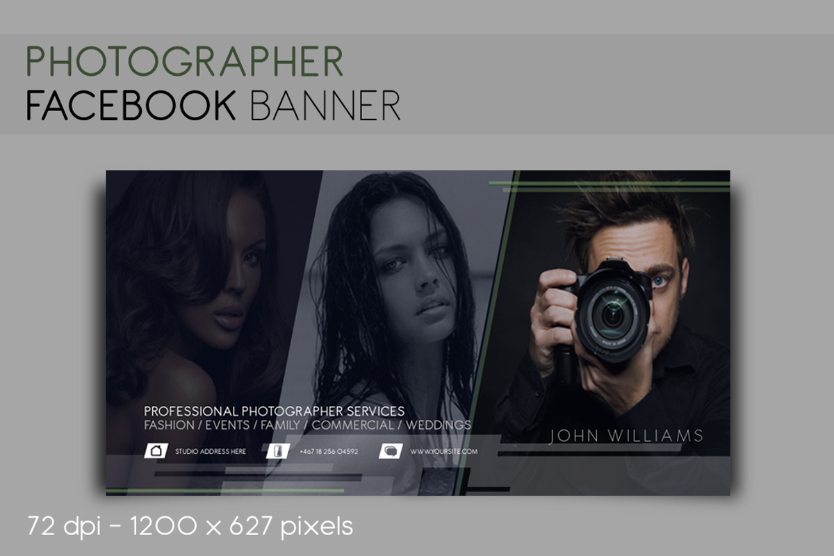 Facebook, Twitter cover Photo Studio, a Social Media Template by RudanStudio (Photo 2 of 3)