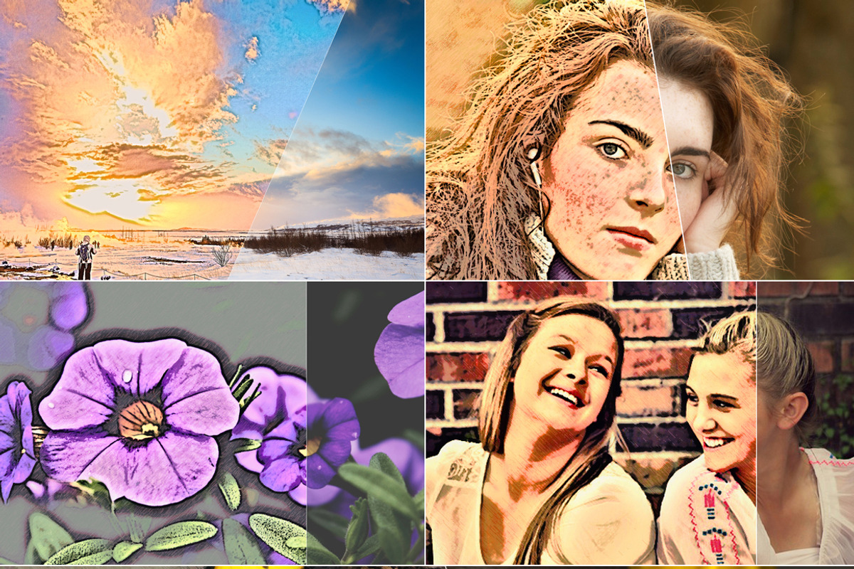 (SALE 85%) Digital Drawing Actions, an Action Add-On by Linspace (Photo 2 of 5)