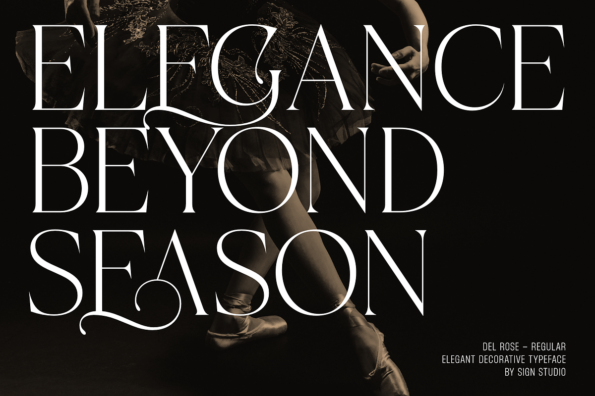 Del Rose, a Serif Font by Sign Studio (Photo 7 of 15)