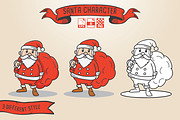 4 Santa Character, an Illustration by LTNG STUDIO (Thumbnail 2 of 3)