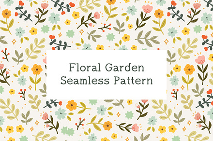 Floral Garden Seamless Pattern