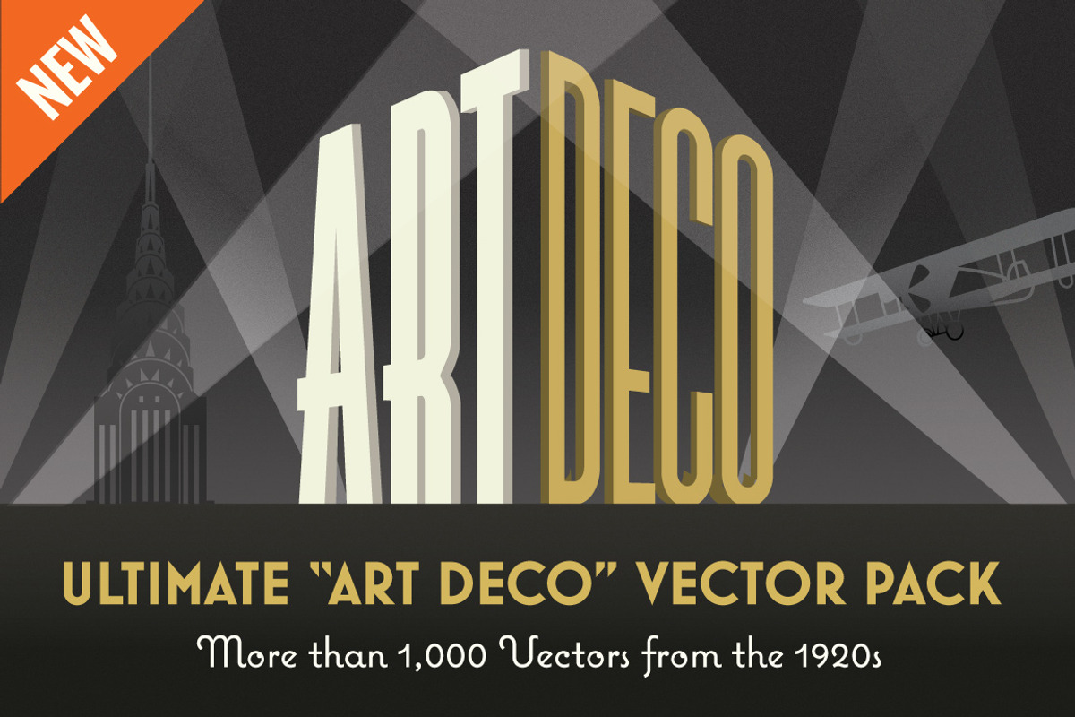 Ultimate Art Deco Vector Pack, an Illustration by Webalys (Photo 1 of 5)