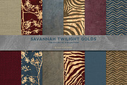 Savannah Twilight Golden Textures, a Pattern Graphic by Blixa 6 Studios (Thumbnail 1 of 6)