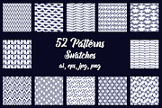 52 Seamless patterns, a Pattern Graphic by Graphic patterns (Thumbnail 1 of 10)
