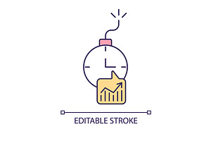 Short term financial offer RGB color, an Icon by IMG Visuals