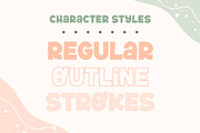 Fox Puddin: 3 Font Styles, a Handwritten Font by Fox7 By Rattana (Thumbnail 2 of 13)