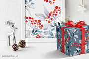 Winter Birds. Vector collection, a Decorative Illustration by Colibri Watercolor (Thumbnail 8 of 9)
