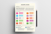 Infographic Resume, a Resume Template by Studio Chen (Thumbnail 1 of 5)