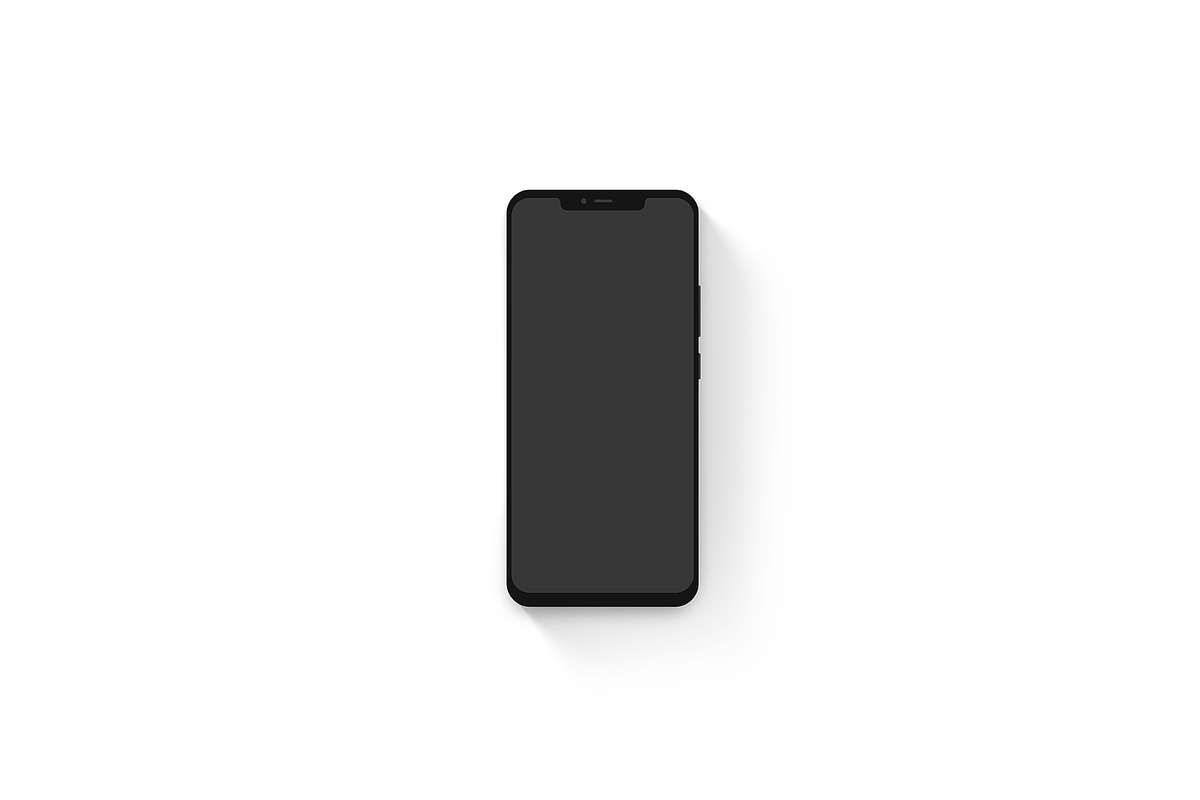 20 Minimalist & Flat Devices Mockups, an iPhone Mockup by Asylab (Photo 68 of 97)