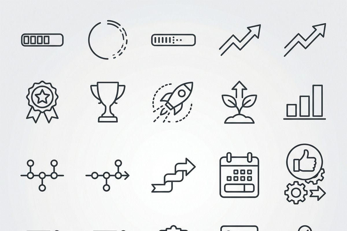 Bundle Online Learning Outline Icons, an Outline Icon by adenpinkstore (Photo 14 of 23)