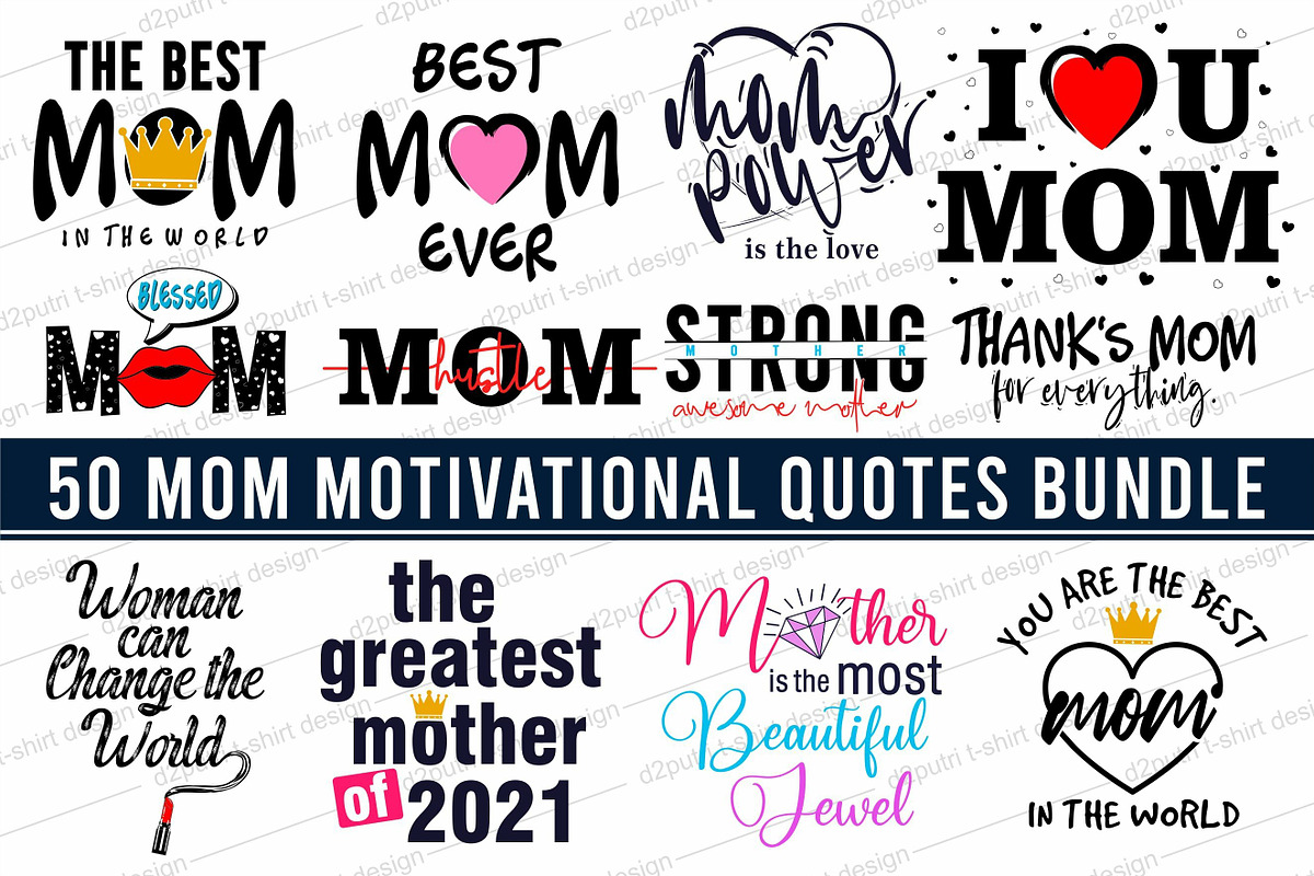 Mothers Day SVG Design Bundle, an Object Graphic by D2PUTRI (Photo 11 of 27)