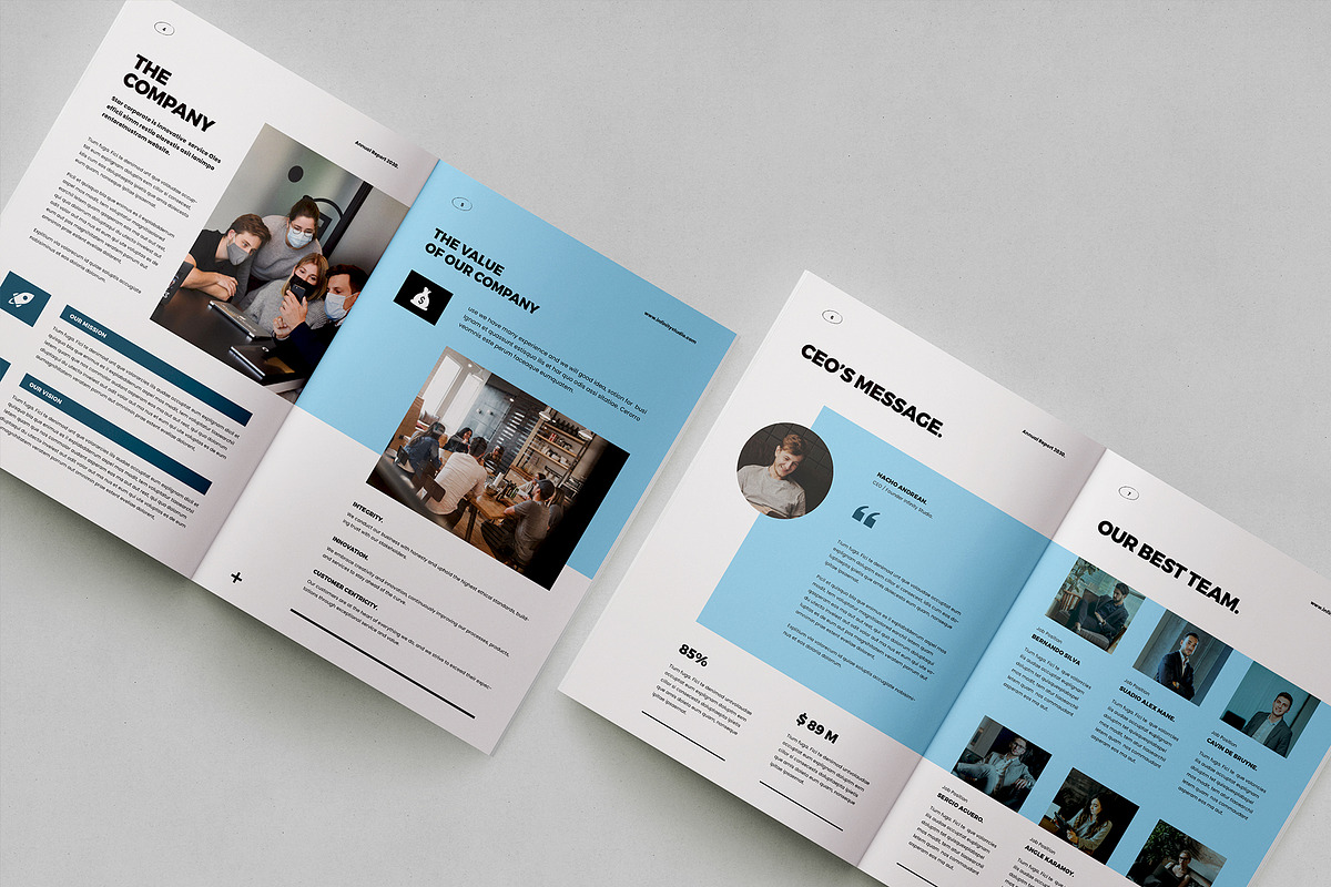 Annual Report Template, a Brochure Template by Occy Design (Photo 4 of 5)