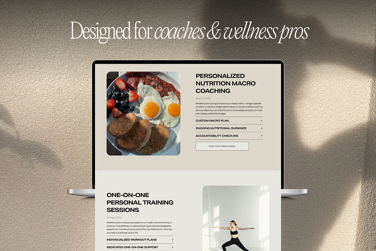 Squarespace Template for Coach, a Squarespace Template by Soul Mission Studio (Photo 2 of 10)