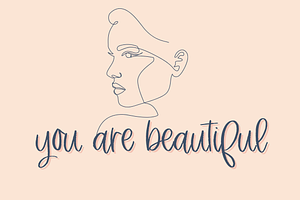 Gorgeous Girl, Cute Script Font