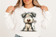 Whimsical Spring Dog Clipart PNG, an Illustration by Craft Nest (Thumbnail 8 of 11)