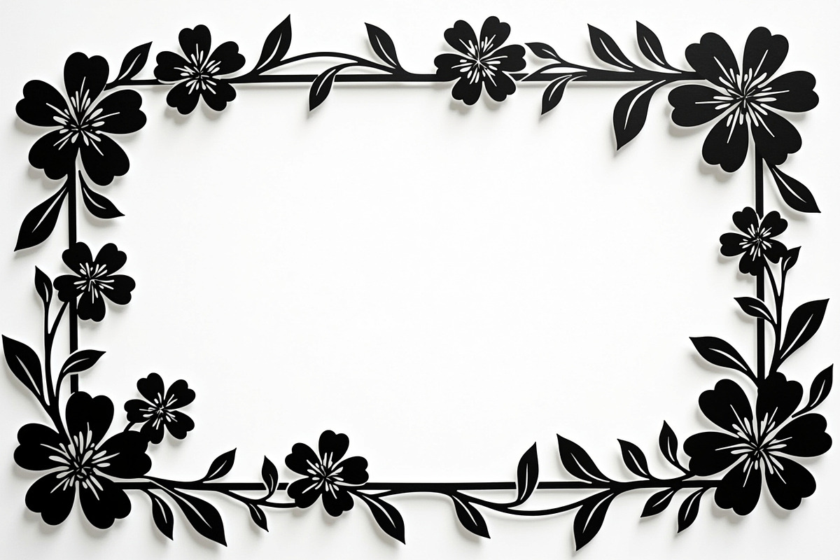 Ornamental Silhouette Frame Pack, an Illustration by BIPLOB EXPERT (Photo 5 of 9)