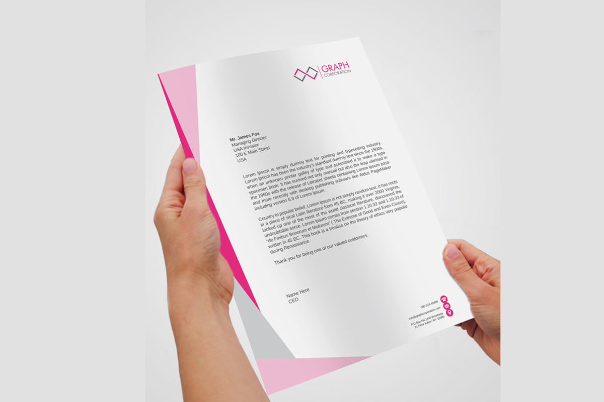 Letterhead, a Stationery Template by asimalikhan555 (Photo 5 of 6)