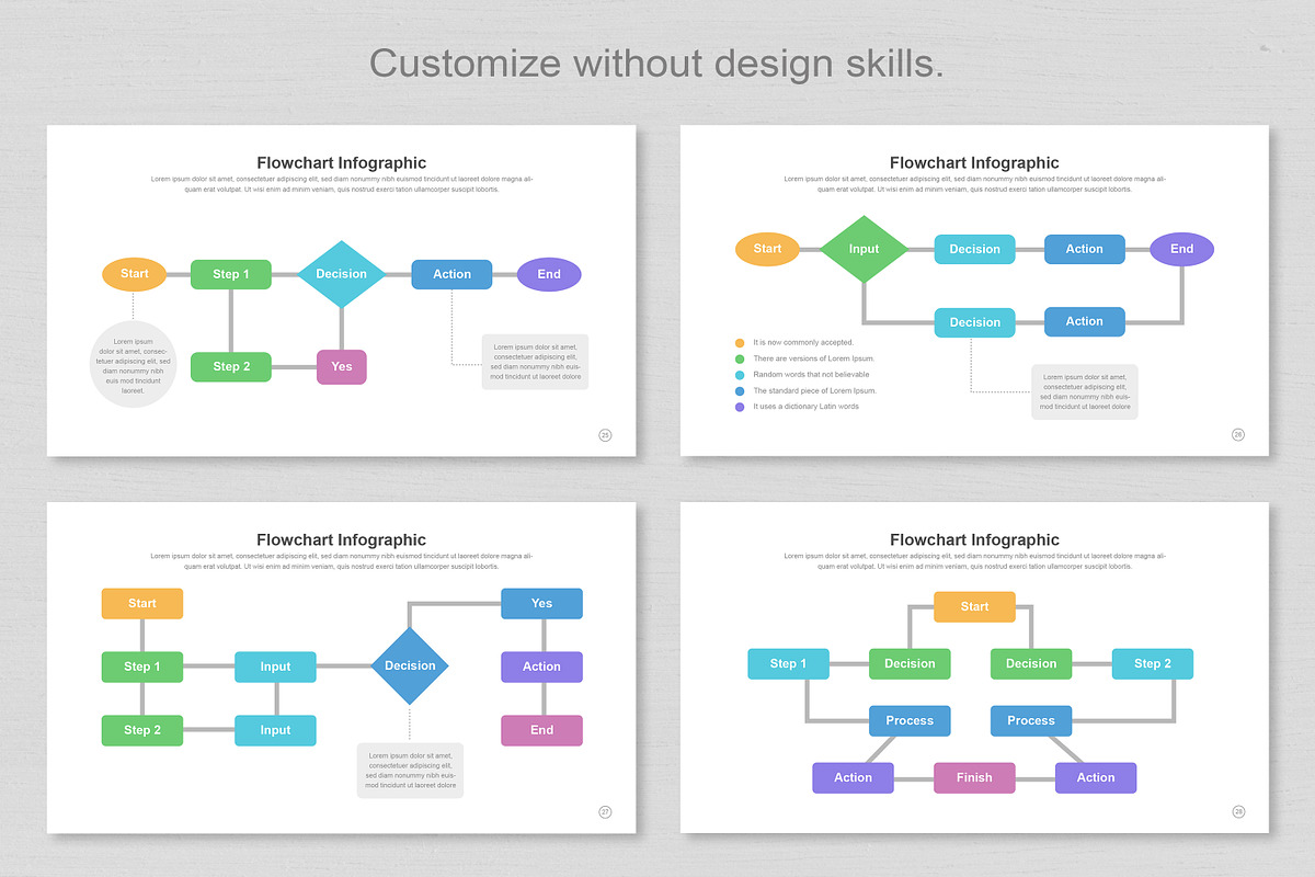 Flowchart Infographic Google Slide, a Templates & Theme by Mighty-Slide (Photo 8 of 8)